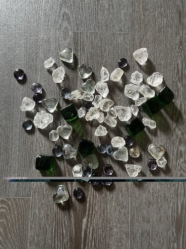 Vintage mixed glass decorative - vintage,