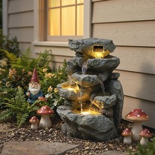 Outdoor fountain with - fountain, 6-tier