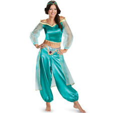 Aladdin Princess Jasmine Adult Women Cosplay Costume Party Halloween Fancy Dress