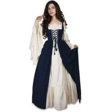 Vintage Dress Medieval Women Costume Dress Gothic Renaissance Princess Cosplay