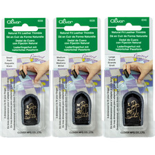 Clover Thimble Leather Natural