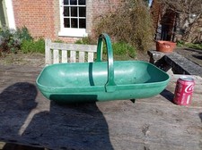 Vintage green plastic garden