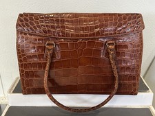 Vintage Authentic Finnigans London Brown/Tanned Handbag..Good..