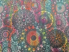 7 Metres  100% Cotton Premium Craft Fabric  Kaleidoscope 