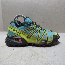 SALOMON SPEEDCROSS 3 WOMENS TRAIL CAMPING RUNNING TRAINERS MULTICOLOR UK5.5 EU38