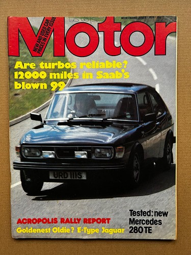 Saab turbo motor - motor, magazine