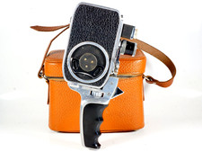 ✅ Paillard Bolex B8SL 8mm Film Movie Camera 13mm f1.9 Lens Plus Hand Grip