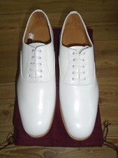 ROYAL NAVY MENS WHITE LEATHER