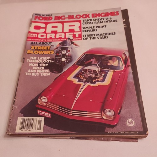 1981 august car craft - car,