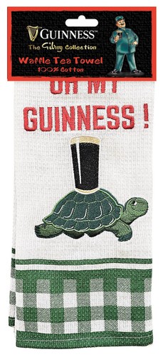 Guinness embroidered waffle - guinness,