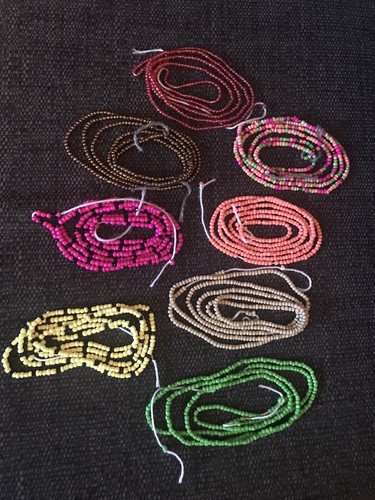 African waist beads - -, various
