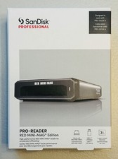 Sandisk Professional Pro-Reader Red Mini Mag Card Reader Space Grey - Brand New