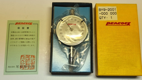Peacock dial guage 0 001 - peacock, 0.001