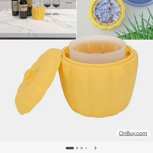Silicone pumpkin ice cube - silicone,