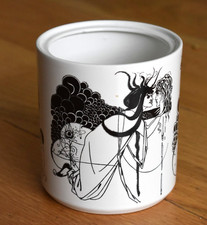 VINTAGE POOLE BEARDSLEY COLLECTION REGENCY CANDY JAR 1979 - no lid, Salome