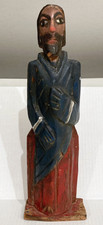 VTG Carved Wood Santos Statue