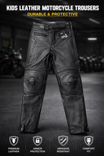 Kids Leather Skin Motorcycle