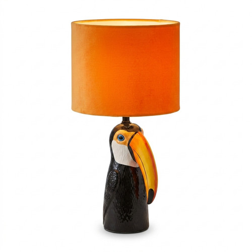 Toucan ceramic table - ceramic,