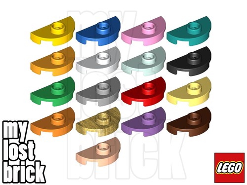 Lego part 1745 plate round - lego,