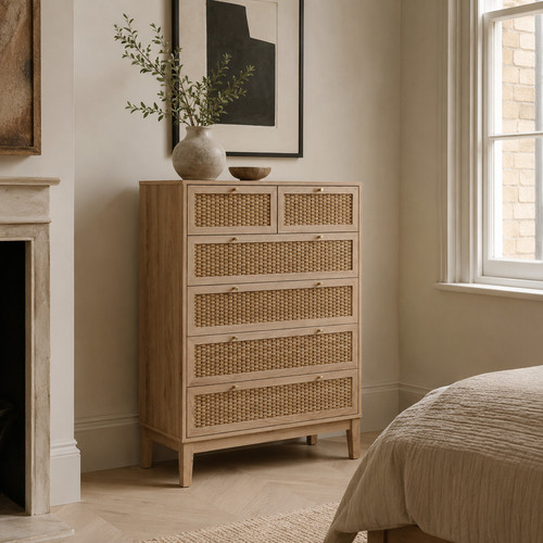 Lille natural oak rattan - natural,