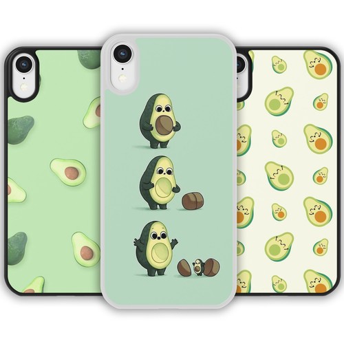 Cute kawaii avocado pattern - cute,
