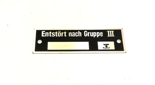 Nameplate for side car - , r12