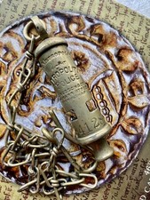 Metropolitan Police Whistle of Hudson & Company with chain attached