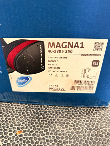 Grundfos magna1 180 250 - 40-180,