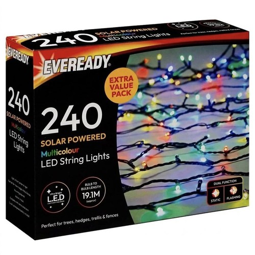 Eveready 240 multicolour led - eveready,