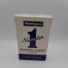 Waddingtons Number 1 Playing Cards, Linen Finish 
