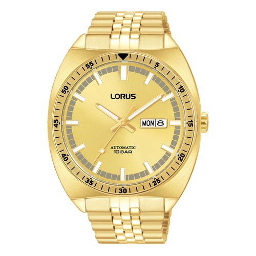 Lorus gents 43mm gold tone - lorus, gold-tone