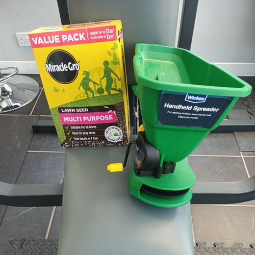 Hand held garden spreader - garden,