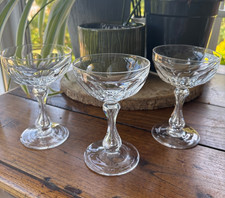 3 x Victorian Crystal