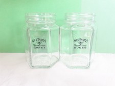 Jack Daniel Tennessee Honey Jars - Branded Glass Jar - Jam Jar Whiskey Glassware