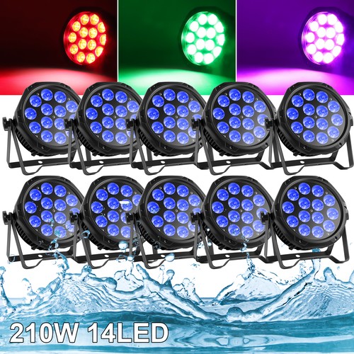 10pcs 14led outdoor stage par - 10pcs,