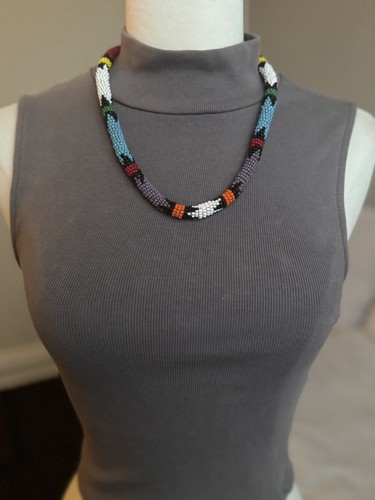 Vintage zulu beaded rope - vintage,