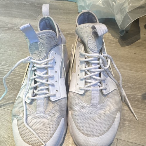 Nike air huarache white mesh - white,