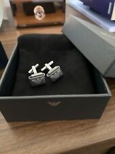 Armani Cufflinks, Silver
