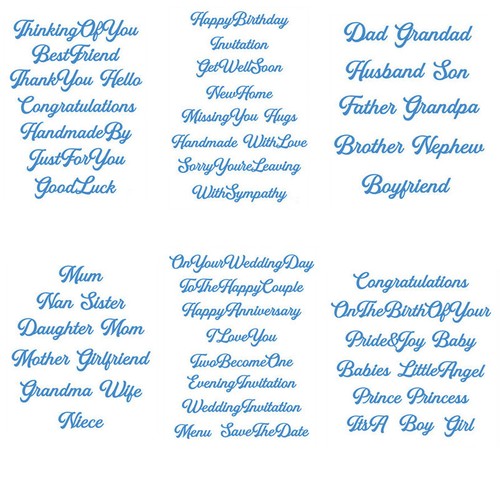 Sentiments wedding word metal - sentiments,