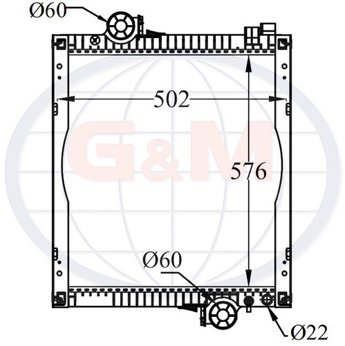 Radiator for john deere - radiator,
