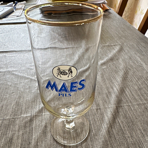 Maes pilsner beer glass - pilsner,