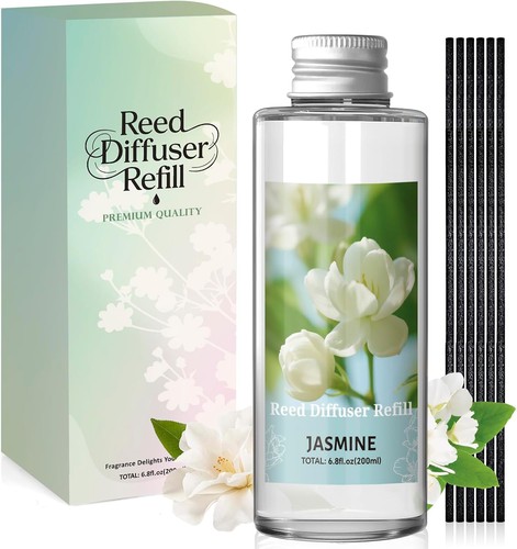 Jasmine reed diffuser - diffuser, refill