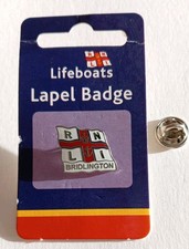RNLI Lifeboats Lapel Enamel Badge Bridlington