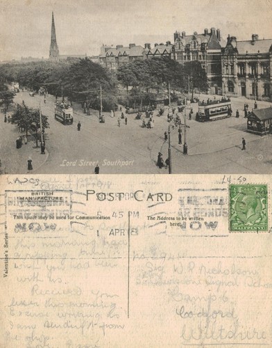 Vintage postcard lord street - postcard,