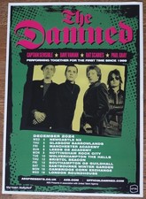 THE DAMNED concert poster –