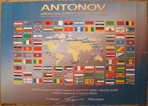 Original antonov bureau poster - original,