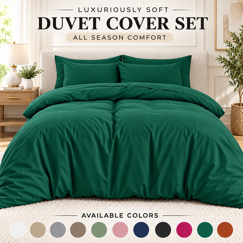 Reversible duvet cover set - reversible,