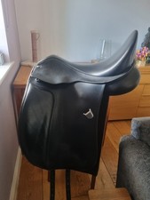 Bates Adjustable Dressage Saddle 17.5"