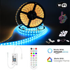 Off Car/Boat 12V Battery 1~40M Waterproof WiFi Music Sync RGB LED Strip Light