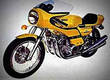 A4 Metal Sign Rickman Kawasaki 900 76